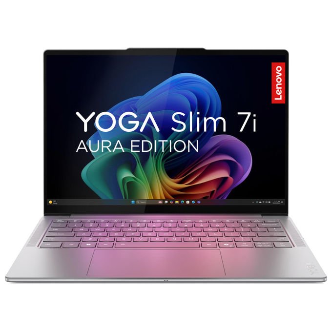 Lenovo 83JX00CFIX Yoga Slim 7 Copilot+ Notebook 14'' Intel Core Ultra 7 256V 16 GB 1 TB SSD Windows 11 Home colore Grigio