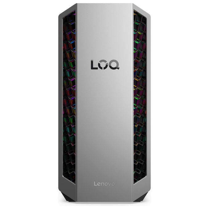 Lenovo 91DF004BYD LOQ Tower PC Gaming AMD Ryzen 7 8745HX 16 GB DDR5 SSD 1 TB NVIDIA GeForce RTX 5060 Ti 8 GB GDDR7 Windows 11 Home colore Nero
