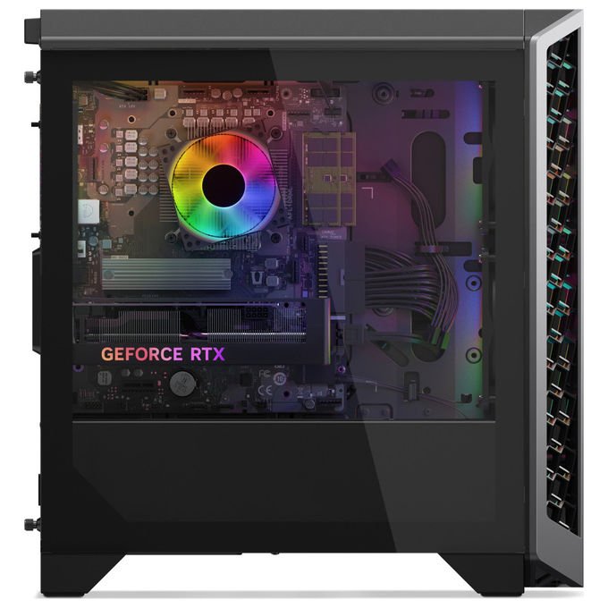 Lenovo 91DF004BYD LOQ Tower PC Gaming AMD Ryzen 7 8745HX 16 GB DDR5 SSD 1 TB NVIDIA GeForce RTX 5060 Ti 8 GB GDDR7 Windows 11 Home colore Nero