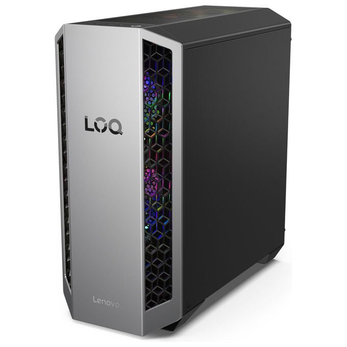 Lenovo 91DF009DYD LOQ Tower PC Gaming AMD Ryzen 7 8745HX 16 GB DDR5 512 GB SSD NVMe RTX 5050 8 GB Win 11 Home colore Nero