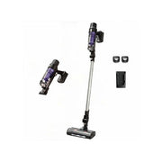 Rowenta RH6A21WO Aspirapolvere a Bastone 2 in 1 Ciclonica 18V 45 min 140W 81 dB colore Alluminio Viola