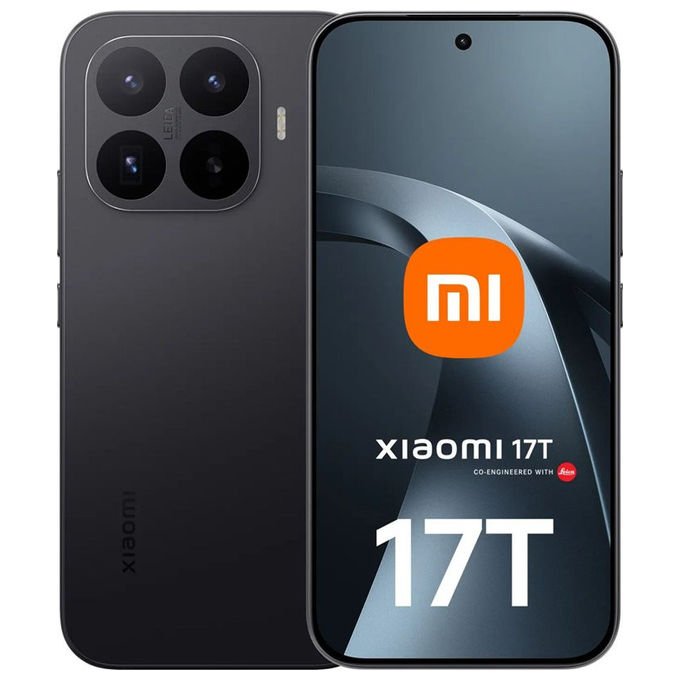 Xiaomi 17T Smartphone 5G 6.59'' P-OLED 12 GB 256 GB MediaTek Dimensity 8500 Ultra IP68 NFC colore Nero