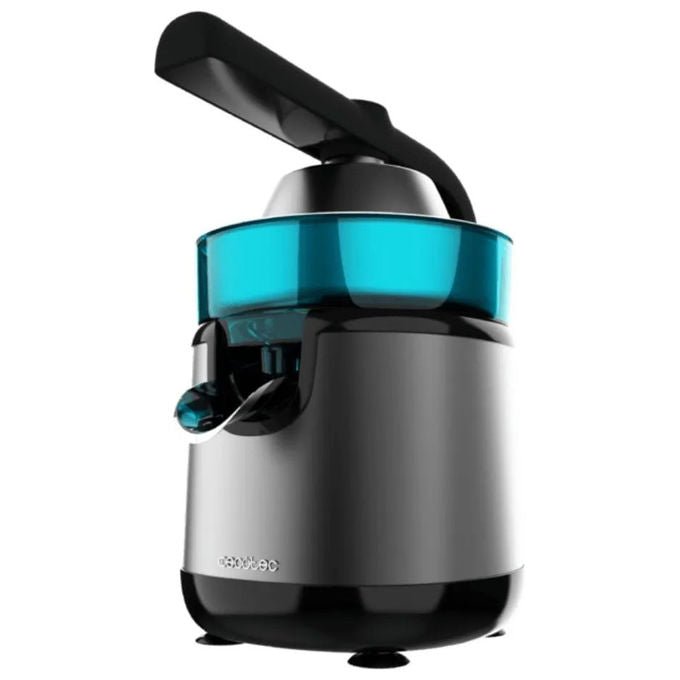 Cecotec 03894 EssentialVita Hyden 120 Hybrid Spremiagrumi Elettrico 120 W 250 ml 2 Coni colore Nero Turchese