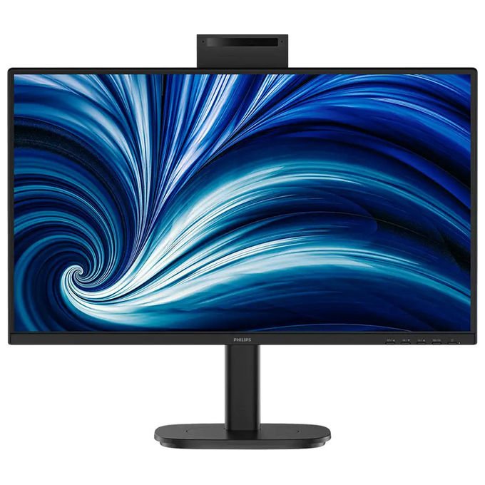 Philips 24B2N3200JH-00 Serie 3000 Monitor PC 23.8'' IPS Full HD 1920x1080 120Hz 4ms Webcam 5MP Altoparlanti USB Hub VESA colore Nero