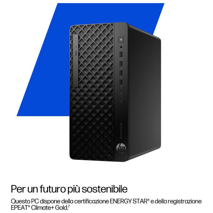 HP D5BC8ET EliteDesk 8 Tower G1i PC Desktop AI Intel Core Ultra 7 265 32 GB DDR5 1 TB SSD NVMe Wi-Fi 7 Windows 11 Pro colore Nero