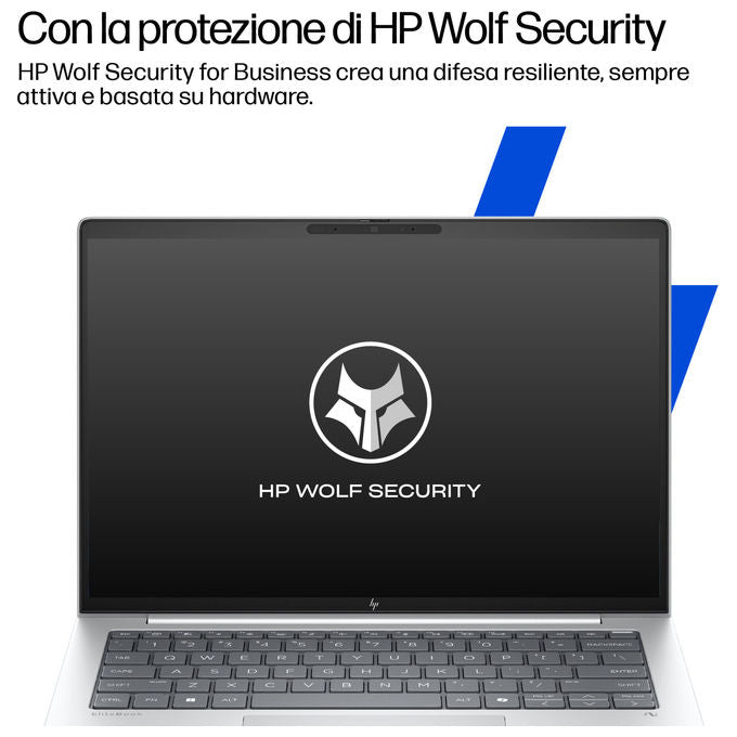 HP D76L9ET EliteBook 8 G1i Notebook 14'' Intel Core Ultra 5 226V 16 GB RAM 512 GB SSD Wi-Fi 7 Windows 11 Pro colore Argento