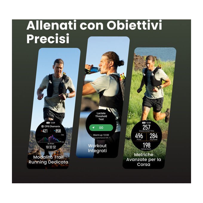 Amazfit CHEETAH 2 ULTRA Smartwatch AMOLED 1.5'' GPS NFC Wi-Fi Titanio 64 GB 5 ATM colore Titanio