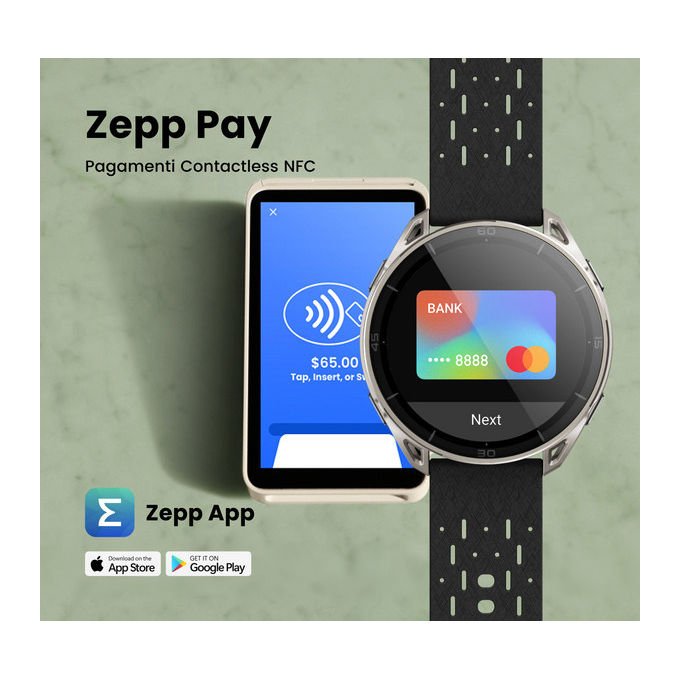 Amazfit CHEETAH 2 ULTRA Smartwatch AMOLED 1.5'' GPS NFC Wi-Fi Titanio 64 GB 5 ATM colore Titanio