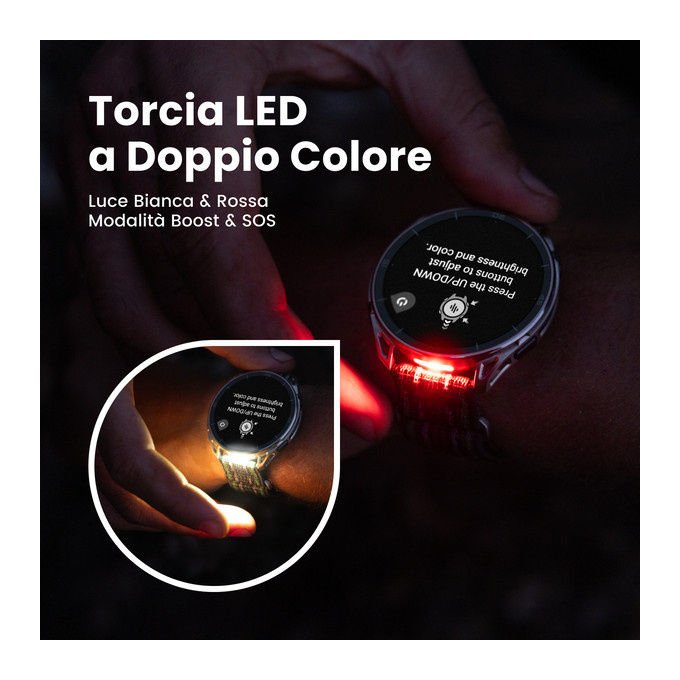 Amazfit CHEETAH 2 ULTRA Smartwatch AMOLED 1.5'' GPS NFC Wi-Fi Titanio 64 GB 5 ATM colore Titanio
