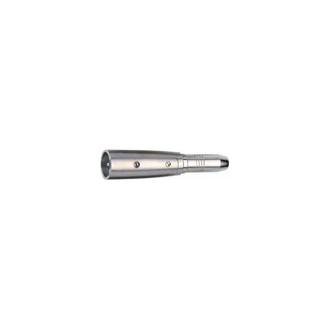 Quik Lok G-117-K Serie K Adattatore Audio XLR Maschio 3 Poli Jack 6.3 mm Stereo Femmina Metallo confezione 6 pz colore Silver