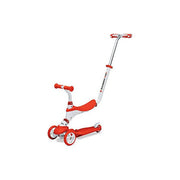 Mondo 28575 OnandGo Scribble Monopattino 5 in 1 con Sedile 3 Ruote 1-5 Anni Max 50 Kg colore Rosa