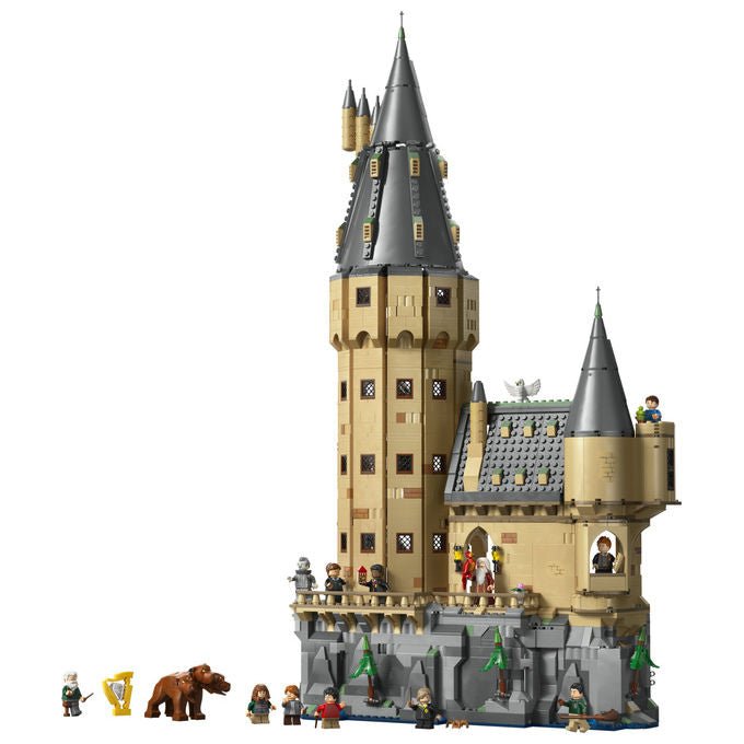 Lego 76454 Harry Potter Set da Costruzione Castello di Hogwarts Torre della Grande Scalinata Principale 2135 pezzi 12 Minifigure colore Multicolore