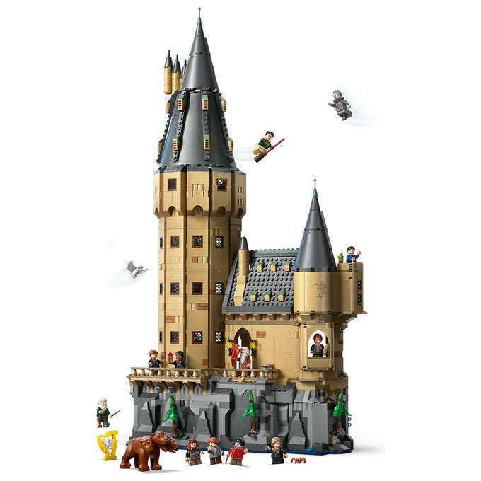 Lego 76454 Harry Potter Set da Costruzione Castello di Hogwarts Torre della Grande Scalinata Principale 2135 pezzi 12 Minifigure colore Multicolore