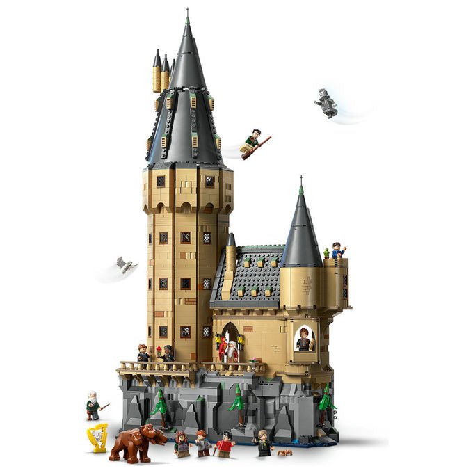Lego 76454 Harry Potter Set da Costruzione Castello di Hogwarts Torre della Grande Scalinata Principale 2135 pezzi 12 Minifigure colore Multicolore