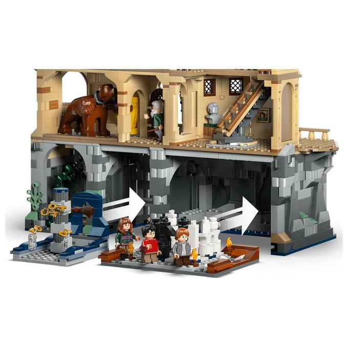 Lego 76454 Harry Potter Set da Costruzione Castello di Hogwarts Torre della Grande Scalinata Principale 2135 pezzi 12 Minifigure colore Multicolore