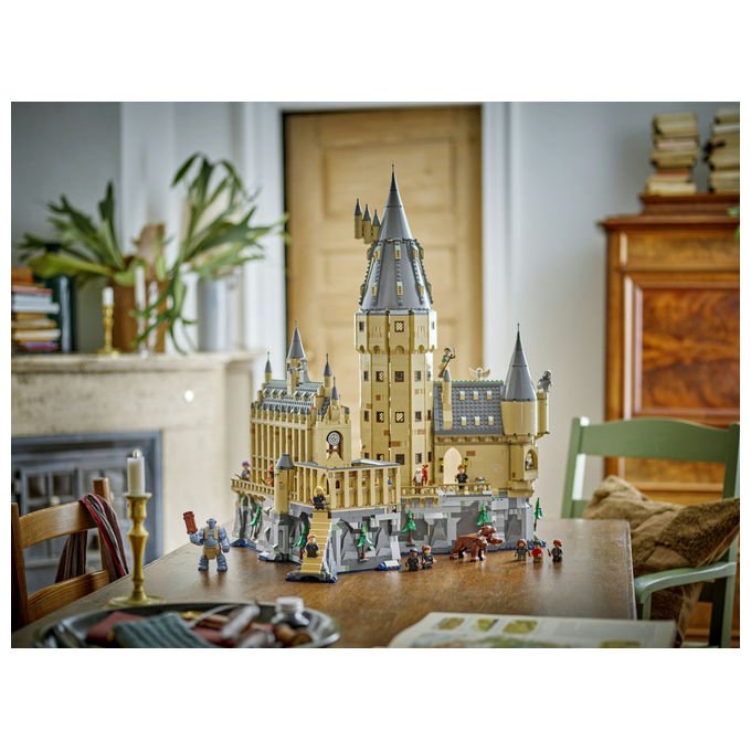 Lego 76454 Harry Potter Set da Costruzione Castello di Hogwarts Torre della Grande Scalinata Principale 2135 pezzi 12 Minifigure colore Multicolore