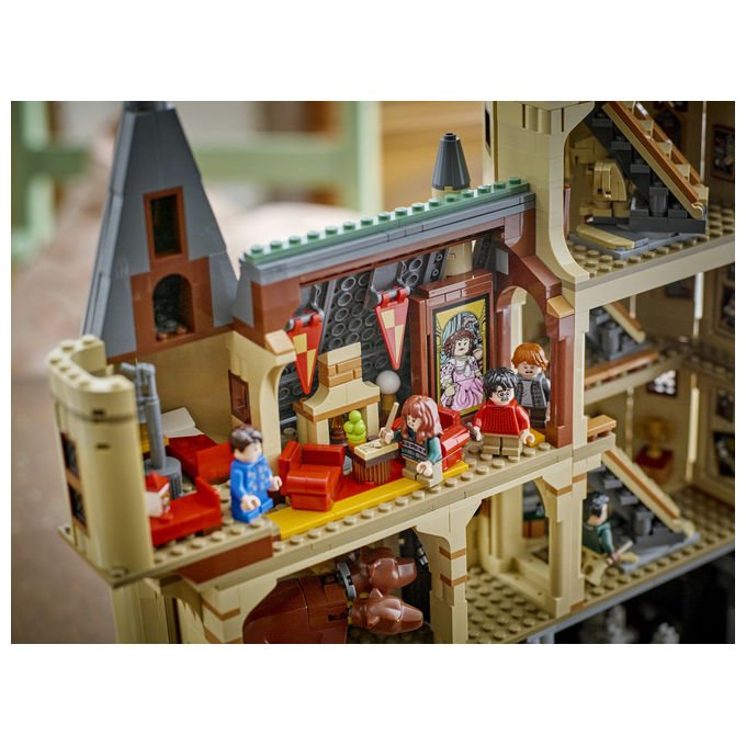 Lego 76454 Harry Potter Set da Costruzione Castello di Hogwarts Torre della Grande Scalinata Principale 2135 pezzi 12 Minifigure colore Multicolore