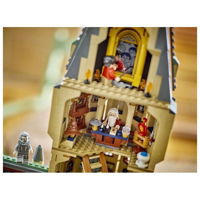 Lego 76454 Harry Potter Set da Costruzione Castello di Hogwarts Torre della Grande Scalinata Principale 2135 pezzi 12 Minifigure colore Multicolore