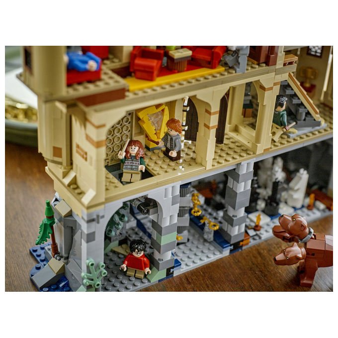 Lego 76454 Harry Potter Set da Costruzione Castello di Hogwarts Torre della Grande Scalinata Principale 2135 pezzi 12 Minifigure colore Multicolore
