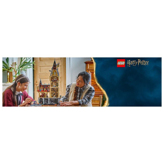 Lego 76454 Harry Potter Set da Costruzione Castello di Hogwarts Torre della Grande Scalinata Principale 2135 pezzi 12 Minifigure colore Multicolore