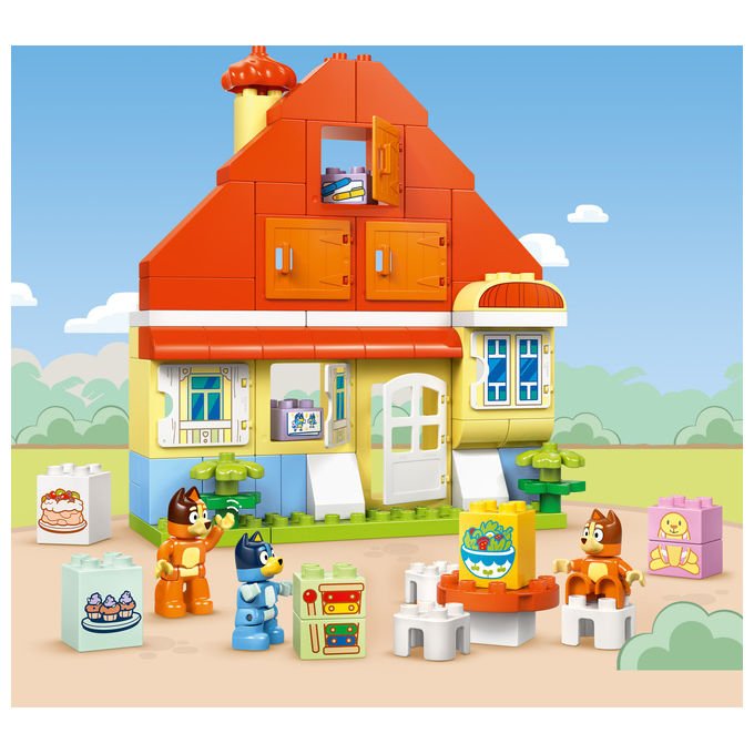 Lego 10459 DUPLO Bluey Set da Costruzione Casa della Famiglia con Gioco di Memoria 83 pezzi 3+ colore Multicolore