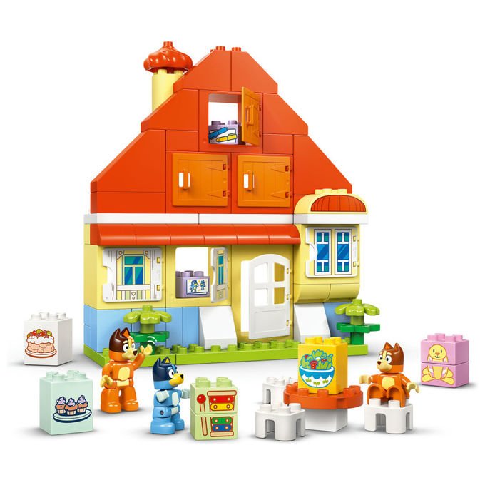 Lego 10459 DUPLO Bluey Set da Costruzione Casa della Famiglia con Gioco di Memoria 83 pezzi 3+ colore Multicolore