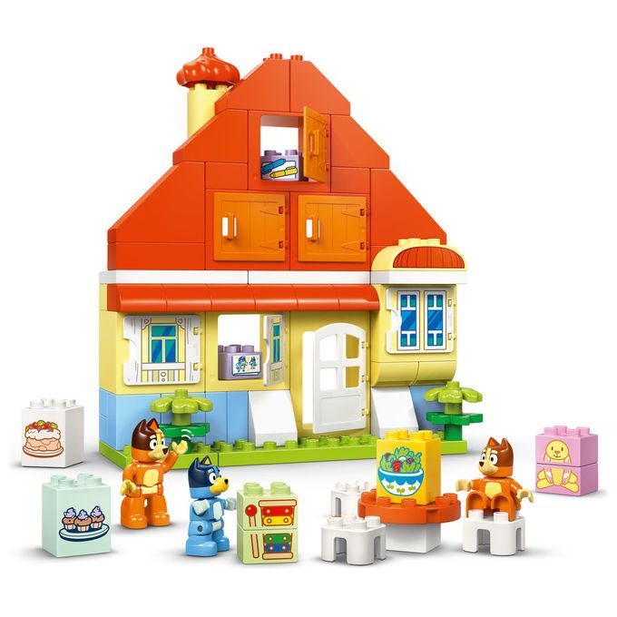 Lego 10459 DUPLO Bluey Set da Costruzione Casa della Famiglia con Gioco di Memoria 83 pezzi 3+ colore Multicolore