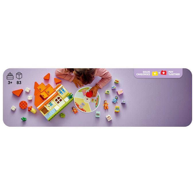 Lego 10459 DUPLO Bluey Set da Costruzione Casa della Famiglia con Gioco di Memoria 83 pezzi 3+ colore Multicolore