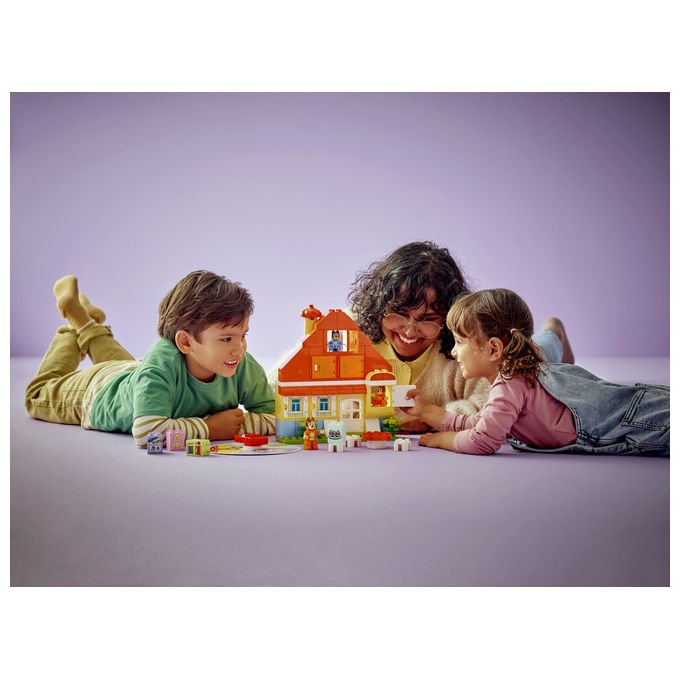 Lego 10459 DUPLO Bluey Set da Costruzione Casa della Famiglia con Gioco di Memoria 83 pezzi 3+ colore Multicolore