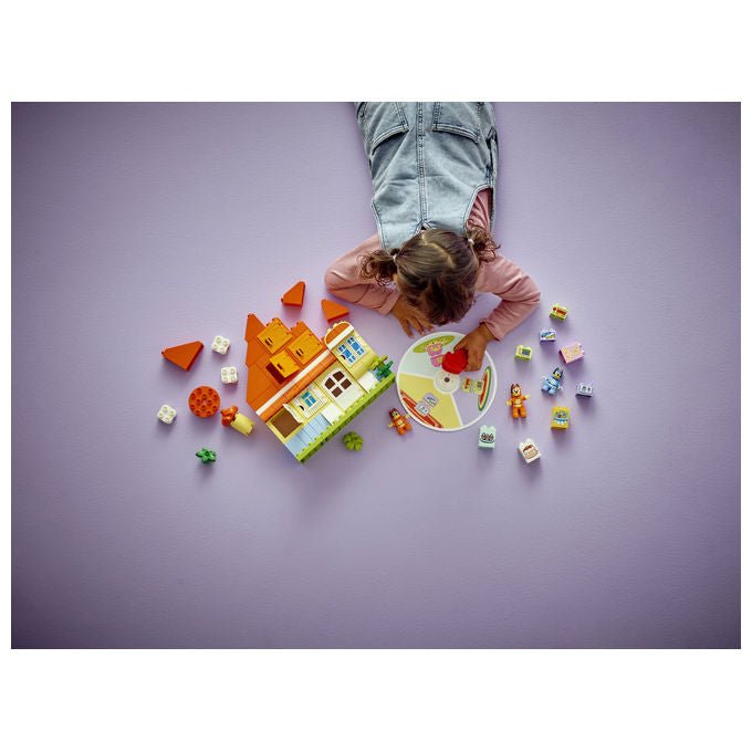 Lego 10459 DUPLO Bluey Set da Costruzione Casa della Famiglia con Gioco di Memoria 83 pezzi 3+ colore Multicolore