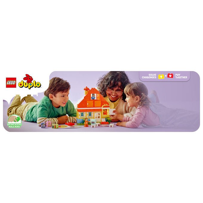 Lego 10459 DUPLO Bluey Set da Costruzione Casa della Famiglia con Gioco di Memoria 83 pezzi 3+ colore Multicolore