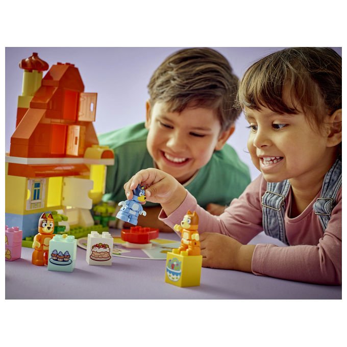 Lego 10459 DUPLO Bluey Set da Costruzione Casa della Famiglia con Gioco di Memoria 83 pezzi 3+ colore Multicolore