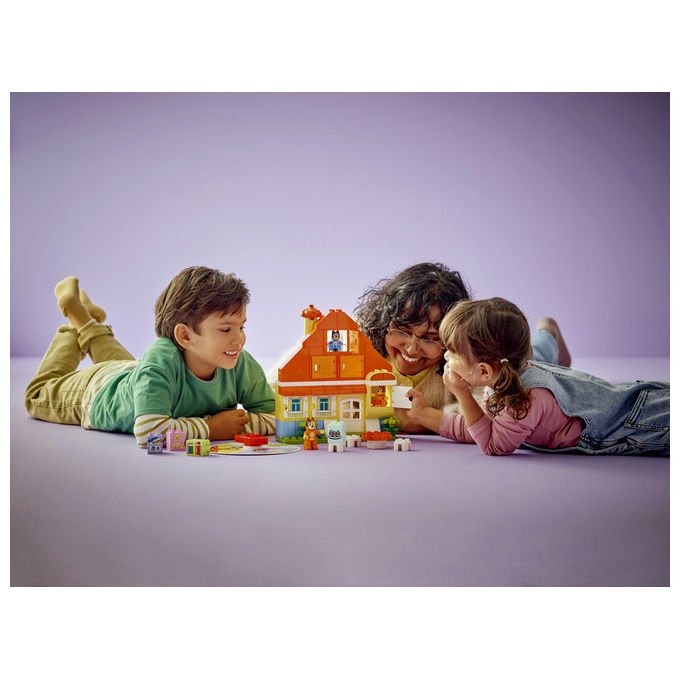 Lego 10459 DUPLO Bluey Set da Costruzione Casa della Famiglia con Gioco di Memoria 83 pezzi 3+ colore Multicolore