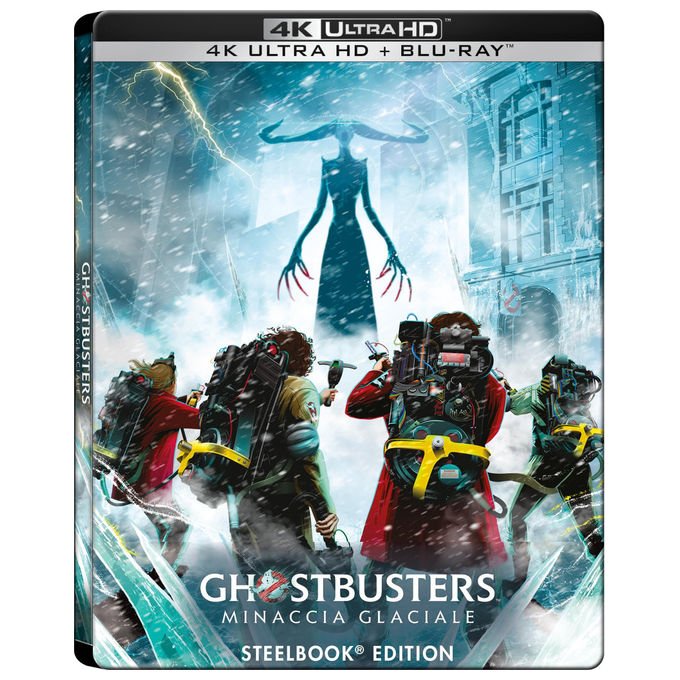 Eagle Pictures Ghostbusters Minaccia Glaciale Steelbook 4K Ultra HD Blu-ray HD 2 Dischi Fantascienza 2024