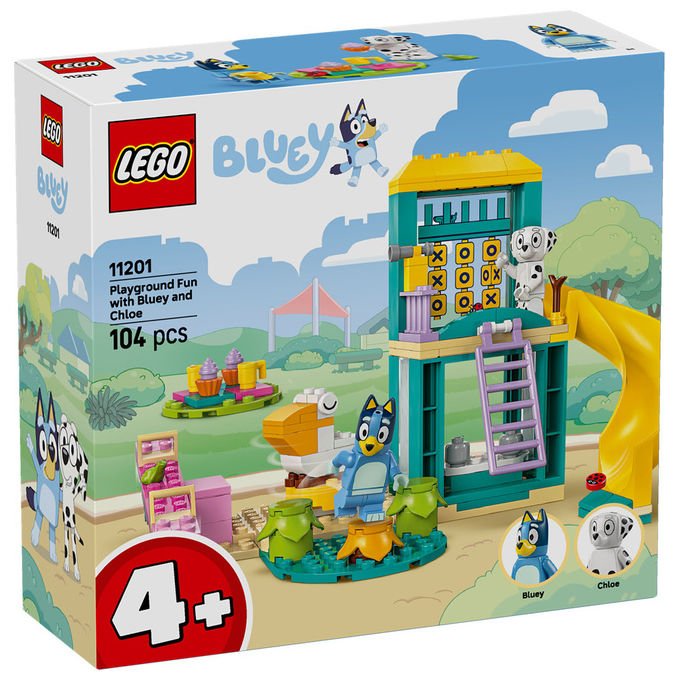Lego 11201 Bluey Set di Costruzioni Parco Giochi con Minifigure Bluey e Chloe 104 Pezzi 4+ Anni