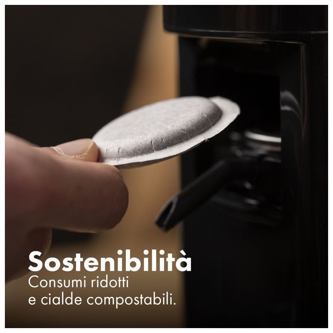 Caffe' Borbone BLUEMOONBIANCA Bluemoon Macchina da caffe' a Cialde ESE 44mm 0.9 L 15 bar 650 W Espresso e Bevande Calde colore Bianco