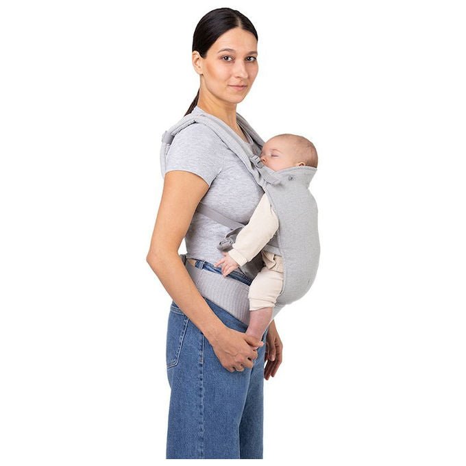 MoMi NOSI00003 COLLET Marsupio Ergonomico 2 posizioni 3-48 mesi portata 20 Kg colore Grigio
