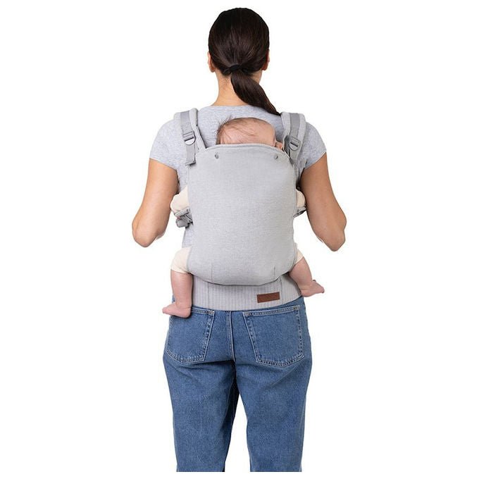 MoMi NOSI00003 COLLET Marsupio Ergonomico 2 posizioni 3-48 mesi portata 20 Kg colore Grigio
