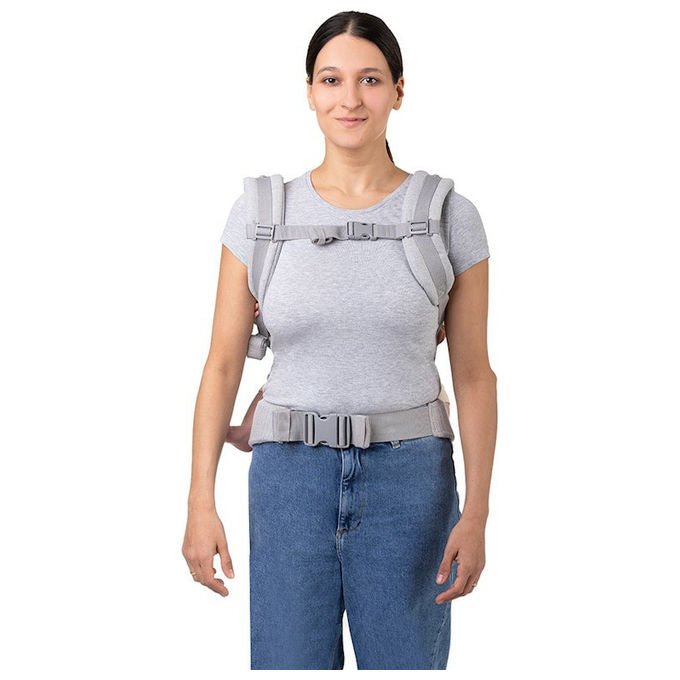 MoMi NOSI00003 COLLET Marsupio Ergonomico 2 posizioni 3-48 mesi portata 20 Kg colore Grigio