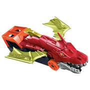 Hot Wheels GTK42 City Playset Transportatore del Drago con Meccanismo di Lancio 1 Macchinina inclusa colore Multicolore