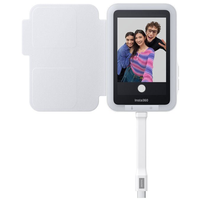 Insta360 SNAP Schermo Selfie Magnetico Touchscreen 3.5'' 480x800 pixel Luce LED Regolabile USB-C colore Bianco