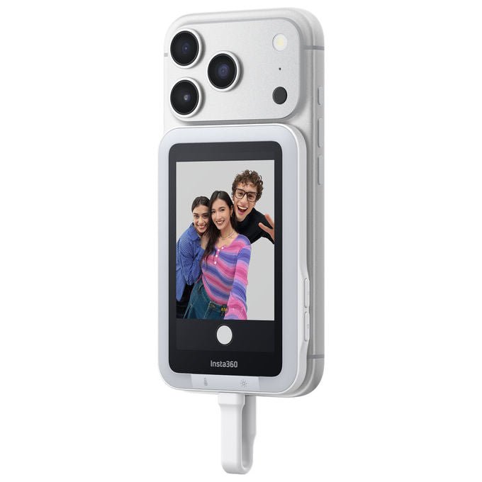 Insta360 SNAP Schermo Selfie Magnetico Touchscreen 3.5'' 480x800 pixel Luce LED Regolabile USB-C colore Bianco