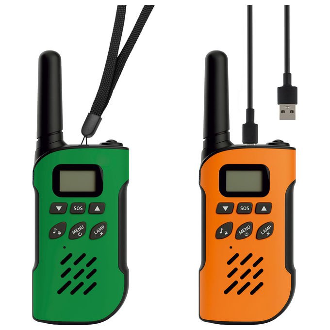 Liscianigiochi 117116 I'm A Genius Explorer Walkie Talkie 2 pezzi portata 5 km torcia e bussola integrate canali multipli eta' 8-12 anni colore Multicolore