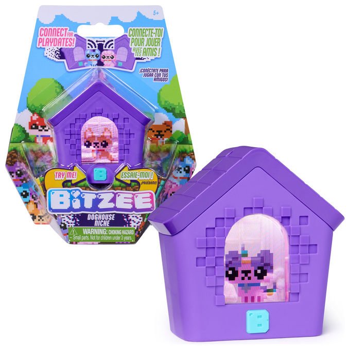Spin Master 6072386 Bitzee Doghouse Cucciolo Digitale Interattivo 15 Cuccioli da 5 Anni Multicolore