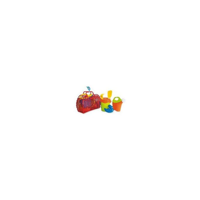 Globo 42784 ESTATOYS Set Gioco Sabbia Barchetta con Paletta Rastrello e 2 Formine