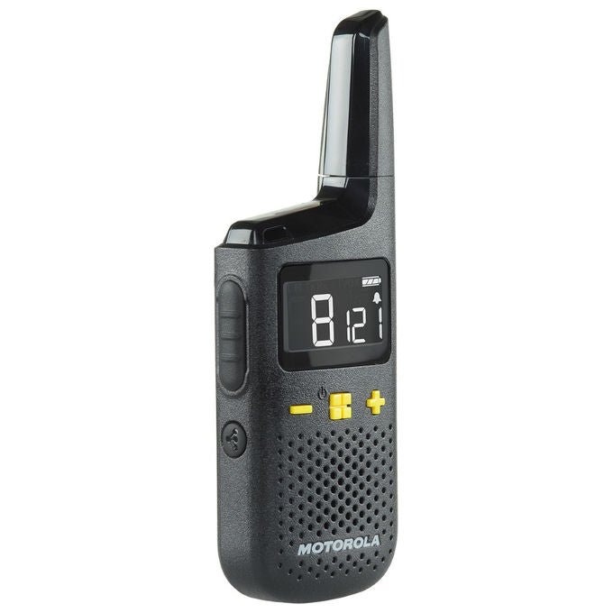 Motorola XT185 Talkabout Ricetrasmittente PMR446 16 canali 8000 m IP54 24h autonomia 2 pz colore Nero