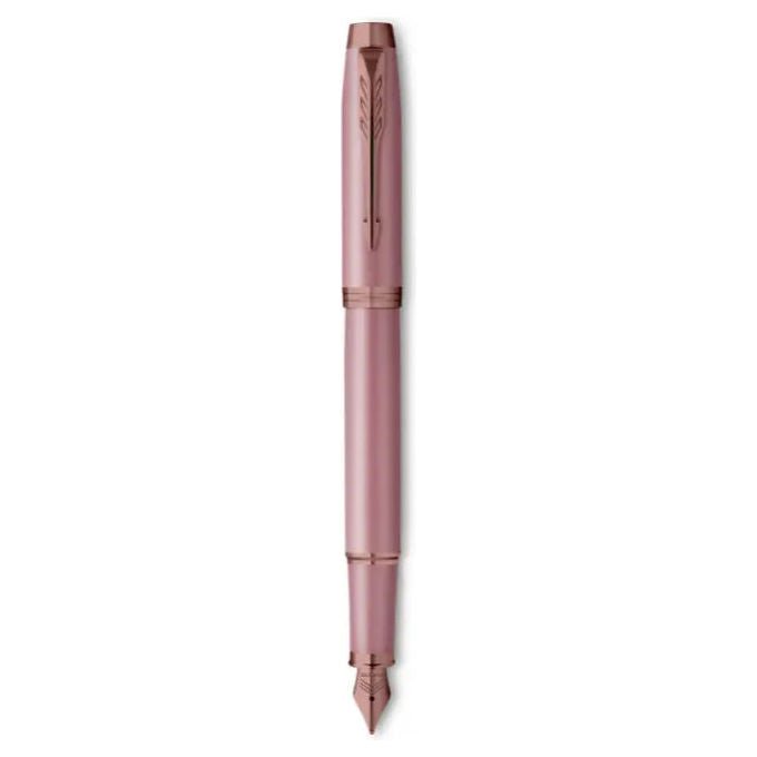 Parker 2235413 IM Finishing Touch Penna stilografica pennino medio inchiostro blu colore Malva