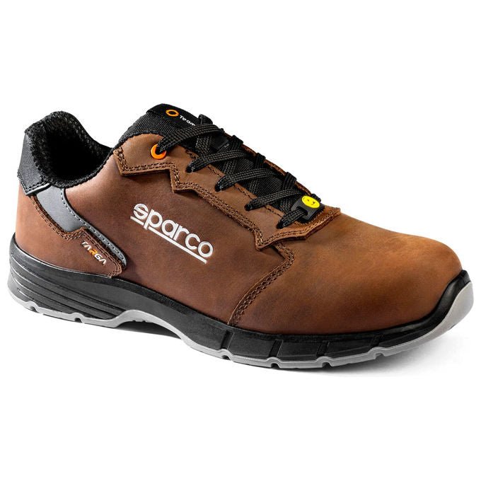 Sparco BTB0011B0D15043 Targa Nino Scarpe Antinfortunistiche S3S ESD SR FO Puntale Composito Suola PU colore Marrone