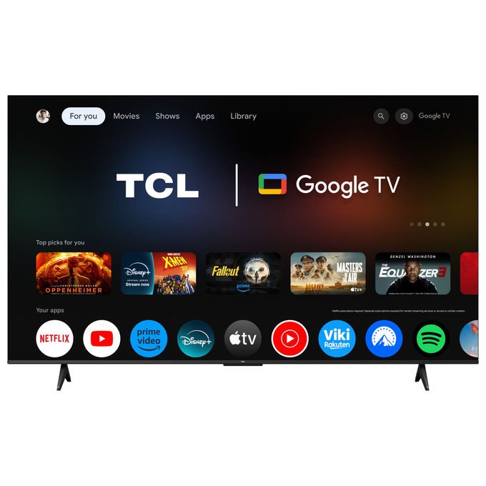 TCL 75P6L TV 75'' 4K Google TV colore Nero