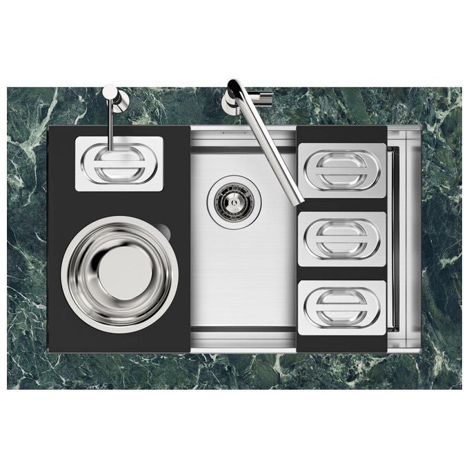 Foster 1257850 Quadra EVO lavello ad incasso Rettangolare Acciaio inox colore Acciaio inox